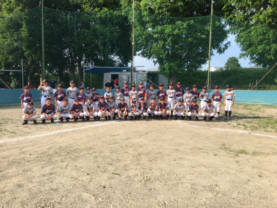 福室キット少年野球クラブ大会　ブロック準優勝